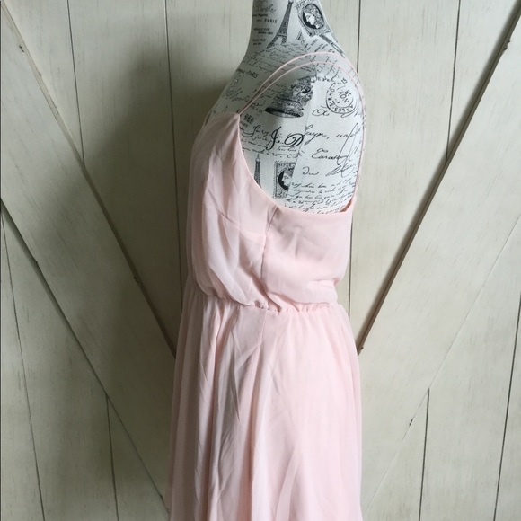 🌷Asos Pink Chiffon Stretch Dress🌷 - Picture 2 of 6